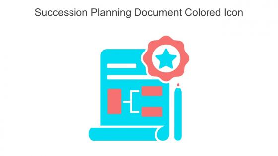 Succession Planning Document Colored Icon In Powerpoint Pptx Png And Editable Eps Format
