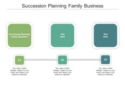Succession planning family business ppt powerpoint presentation ideas format ideas cpb