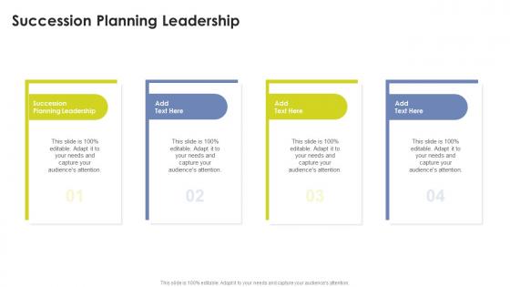 Succession Planning Leadership In Powerpoint And Google Slides Cpb