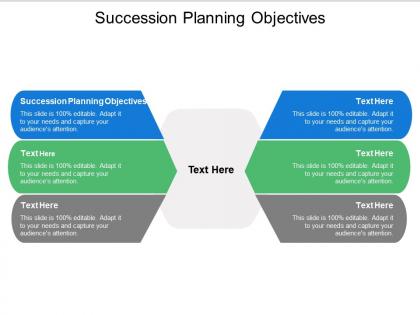 Succession planning objectives ppt powerpoint presentation icon visual aids cpb