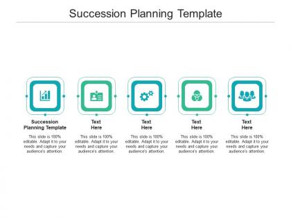 Succession planning template ppt powerpoint presentation slides skills cpb