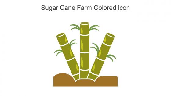 Sugar Cane Farm Colored Icon In Powerpoint Pptx Png And Editable Eps Format