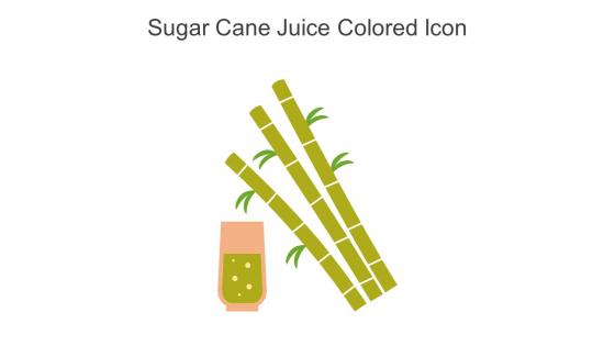 Sugar Cane Juice Colored Icon In Powerpoint Pptx Png And Editable Eps Format