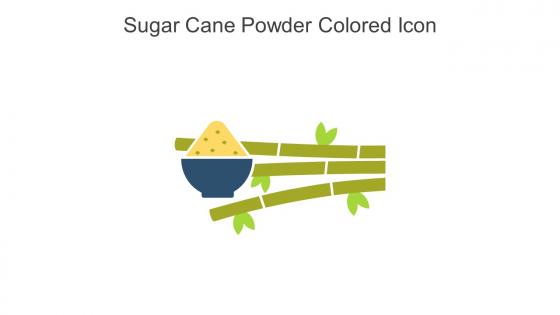 Sugar Cane Powder Colored Icon In Powerpoint Pptx Png And Editable Eps Format