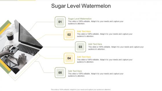 Sugar Level Watermelon In Powerpoint And Google Slides Cpb