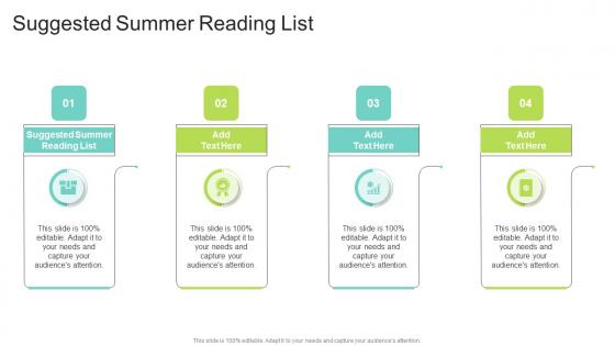 Suggested Summer Reading List In Powerpoint And Google Slides Cpb