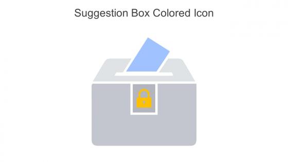Suggestion Box Colored Icon In Powerpoint Pptx Png And Editable Eps Format