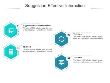 Suggestion effective interaction ppt powerpoint presentation file microsoft cpb