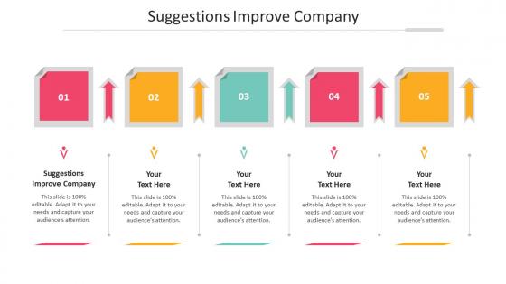 Suggestions improve company ppt powerpoint presentation icon background image cpb