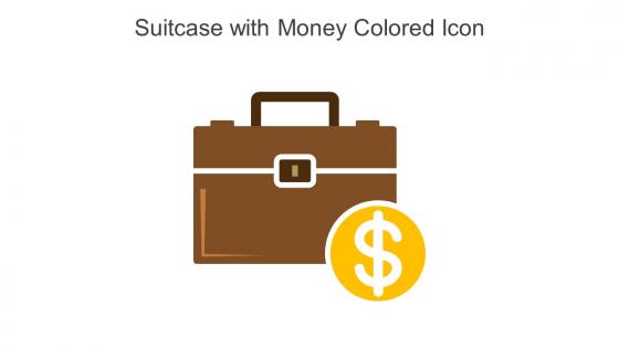 Suitcase With Money Colored Icon In Powerpoint Pptx Png And Editable Eps Format