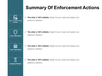 Summary of enforcement actions powerpoint images