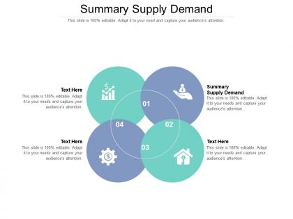 Summary supply demand ppt powerpoint presentation infographics guidelines cpb
