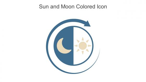 Sun And Moon Colored Icon In Powerpoint Pptx Png And Editable Eps Format