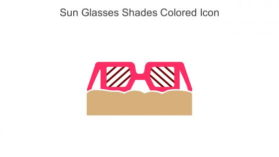 Sun Glasses Shades Colored Icon In Powerpoint Pptx Png And Editable Eps Format