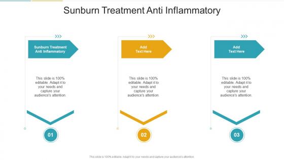 Sunburn Treatment Anti Inflammatory In Powerpoint And Google Slides Cpb