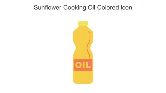 Sunflower Cooking Oil Colored Icon In Powerpoint Pptx Png And Editable Eps Format