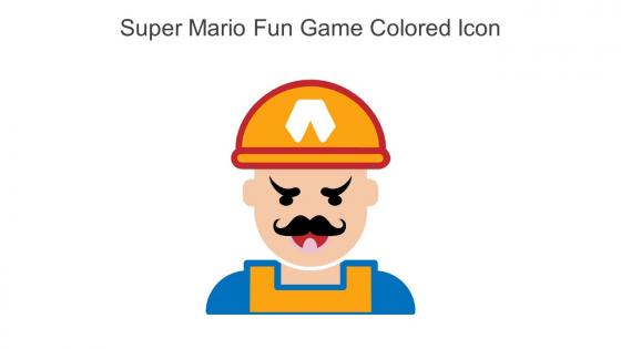Super Mario Fun Game Colored Icon In Powerpoint Pptx Png And Editable Eps Format