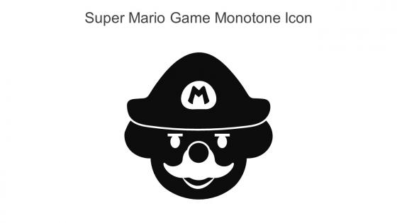 Super Mario Game Monotone Icon In Powerpoint Pptx Png And Editable Eps Format