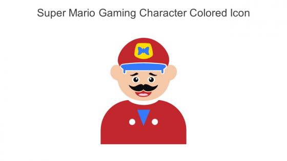 Super Mario Gaming Character Colored Icon In Powerpoint Pptx Png And Editable Eps Format