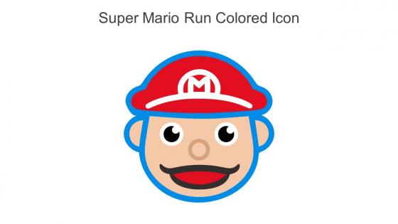 Super Mario Run Colored Icon In Powerpoint Pptx Png And Editable Eps Format