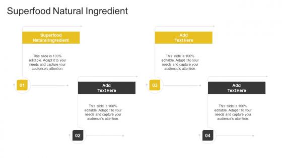 Superfood Natural Ingredient In Powerpoint And Google Slides Cpb