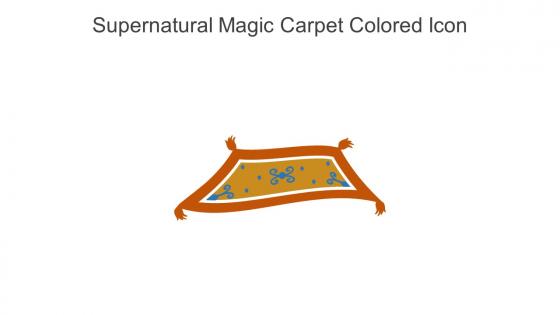 Supernatural Magic Carpet Colored Icon In Powerpoint Pptx Png And Editable Eps Format