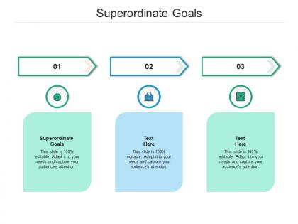 Superordinate goals ppt powerpoint presentation summary layout ideas cpb