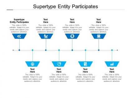 Supertype entity participates ppt powerpoint presentation ideas templates cpb