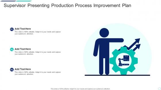Supervisor Presenting Production Process Improvement Plan