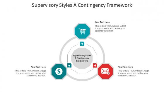 Supervisory styles a contingency framework ppt ideas graphics example cpb