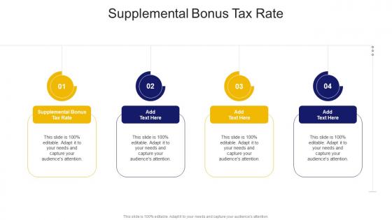 Supplemental Bonus Tax Rate In Powerpoint And Google Slides Cpb