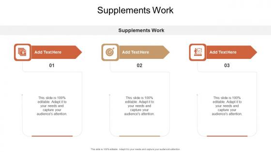 Supplements Work In Powerpoint And Google Slides Cpb