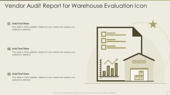 Vendor Audit Report For Warehouse Evaluation Icon