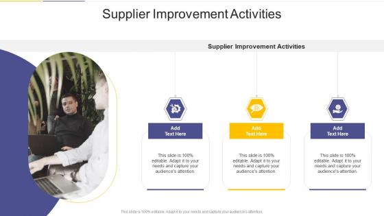 Supplier Improvement Activities In Powerpoint And Google Slides Cpb