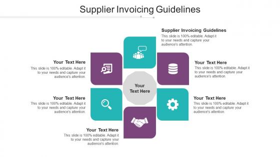 Supplier Invoicing Guidelines Ppt Powerpoint Presentation Gallery Portrait Cpb