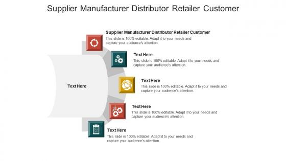 Supplier manufacturer distributor retailer customer ppt powerpoint presentation file good cpb