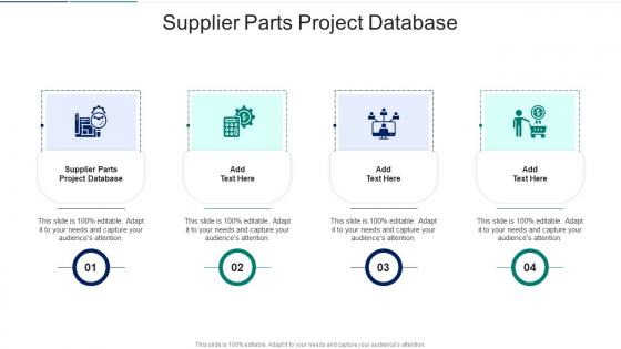 Supplier Parts Project Database In Powerpoint And Google Slides Cpb
