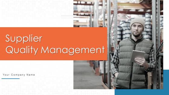 Supplier quality management powerpoint ppt template bundles Supplier quality management powerpoint ppt template bundles