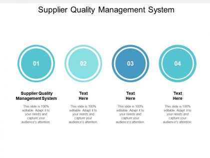 Supplier quality management system ppt powerpoint presentation slides layouts cpb