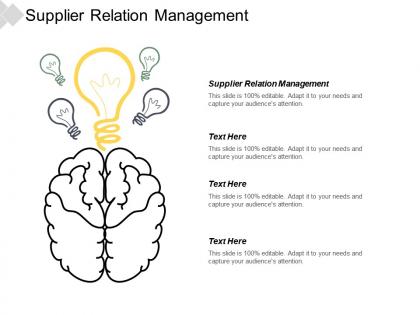 Supplier relation management ppt powerpoint presentation inspiration graphics tutorials cpb