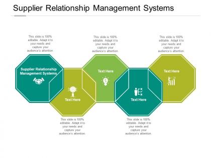 Supplier relationship management systems ppt powerpoint presentation file files cpb