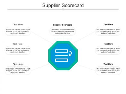 Supplier scorecard ppt powerpoint presentation professional slideshow cpb