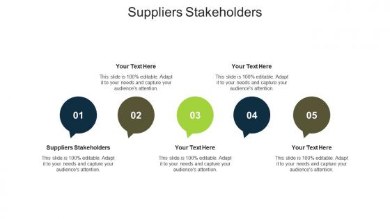 Suppliers stakeholders ppt powerpoint presentation infographic template elements cpb