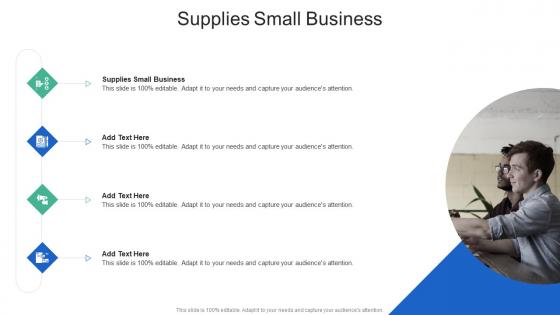 Supplies Small Business In Powerpoint And Google Slides Cpb