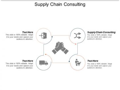 Supply chain consulting ppt powerpoint presentation ideas background images cpb