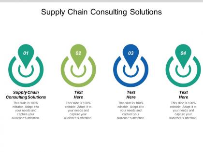 Supply chain consulting solutions ppt powerpoint presentation ideas templates cpb