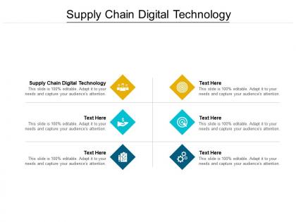Supply chain digital technology ppt powerpoint presentation ideas show cpb