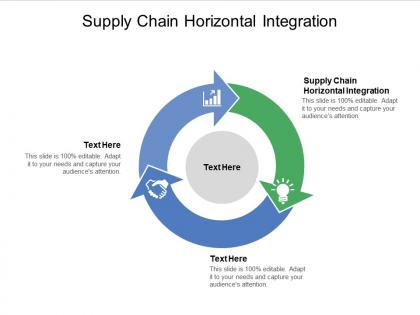Supply chain horizontal integration ppt powerpoint presentation summary example introduction cpb