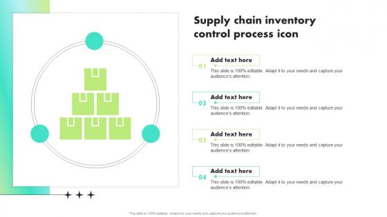Supply Chain Inventory Control Process Icon
