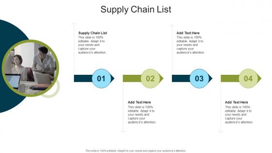 Supply Chain List In Powerpoint And Google Slides Cpb